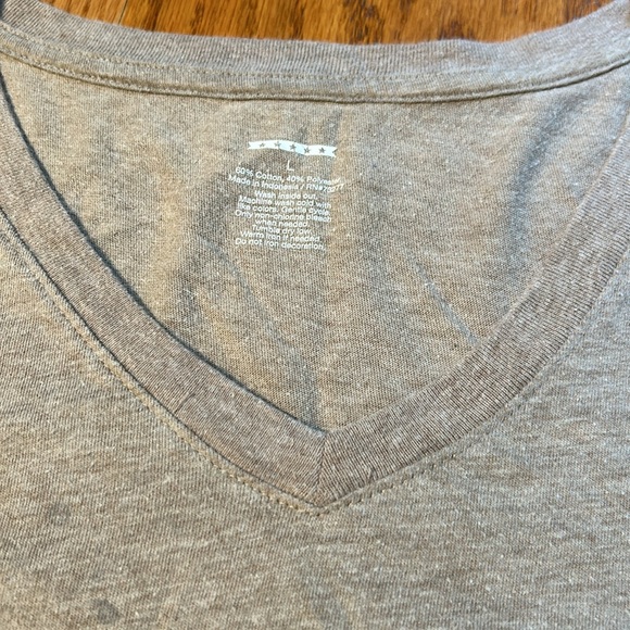 Long sleeve top. Size L. Brown with dragon fly print. - Picture 3 of 4